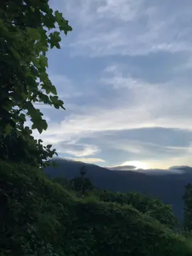 Sunset.