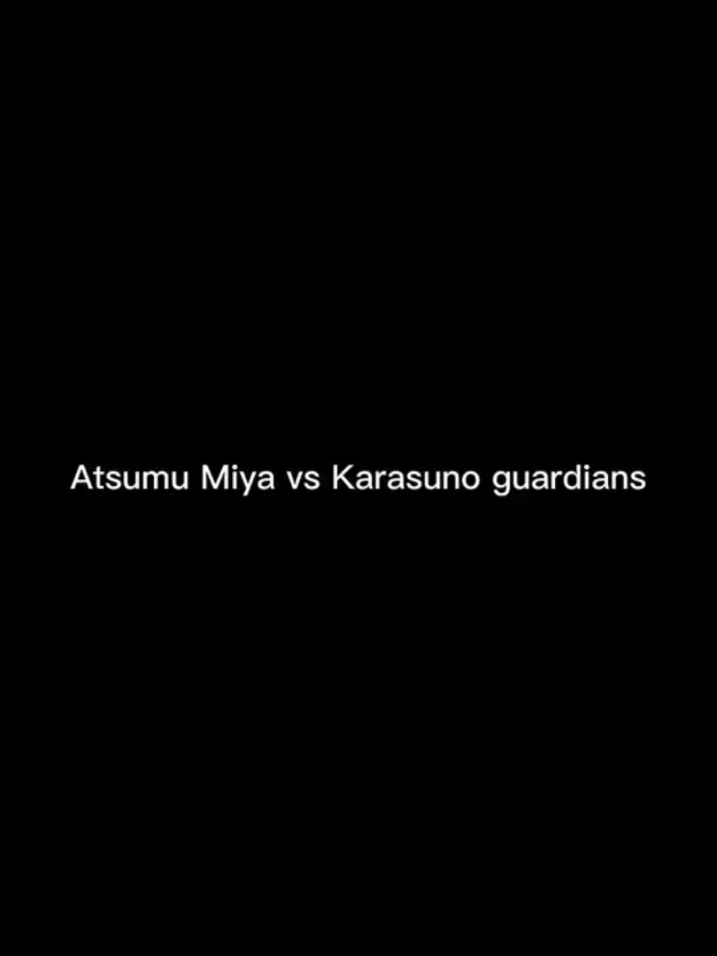6 ace serves! #anime #haikyuu #volleyball #atsumu #atsumumiya