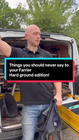 quickest ways to upset us farriers..hard ground edition!! 🫣and you can use PROSAM10 for 10% off @NAF 👌🏼 #samdracottfarrier #horse 