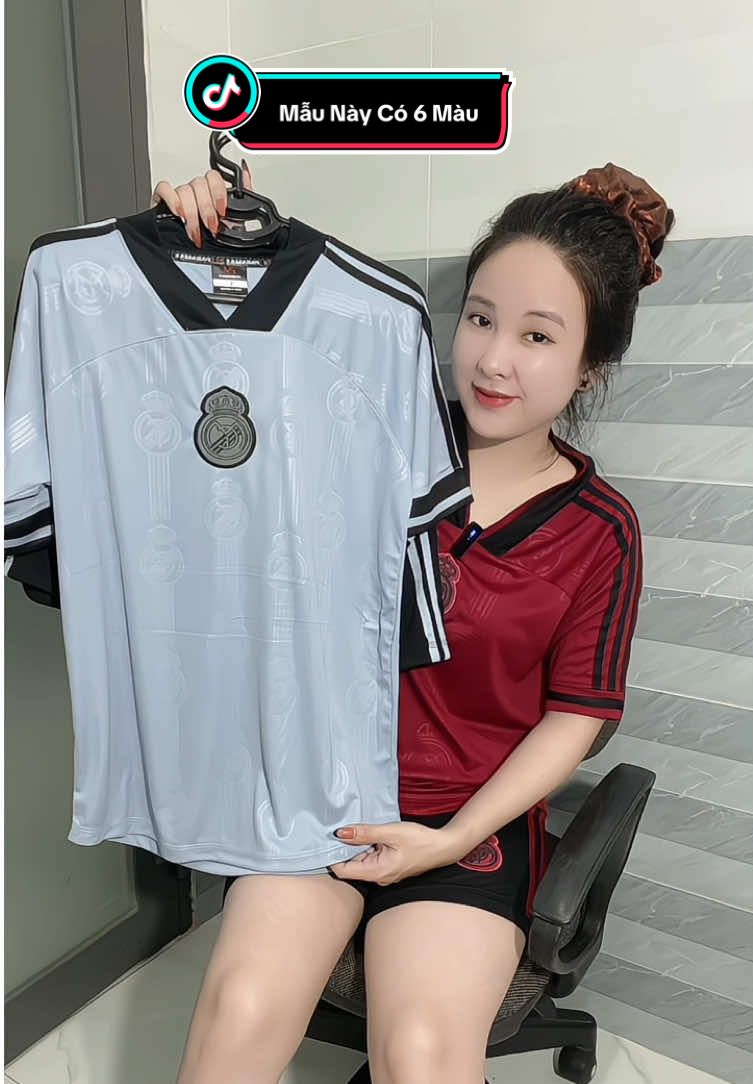 Mẫu Real này hôm nay có 6 màu nhe m.n #DoDaBanh #QuanAoTheThao #AoBongDa #fyp #xuhuong 