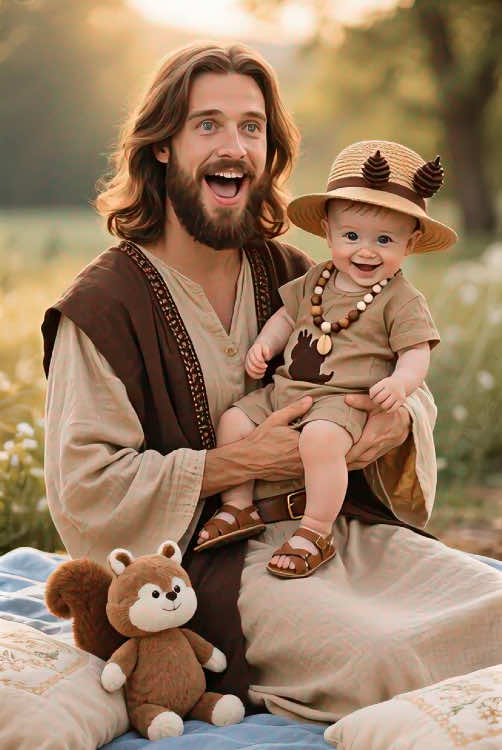 Jesus and baby #jesus #baby #tik tok #jesuslovesyou#cutebaby 