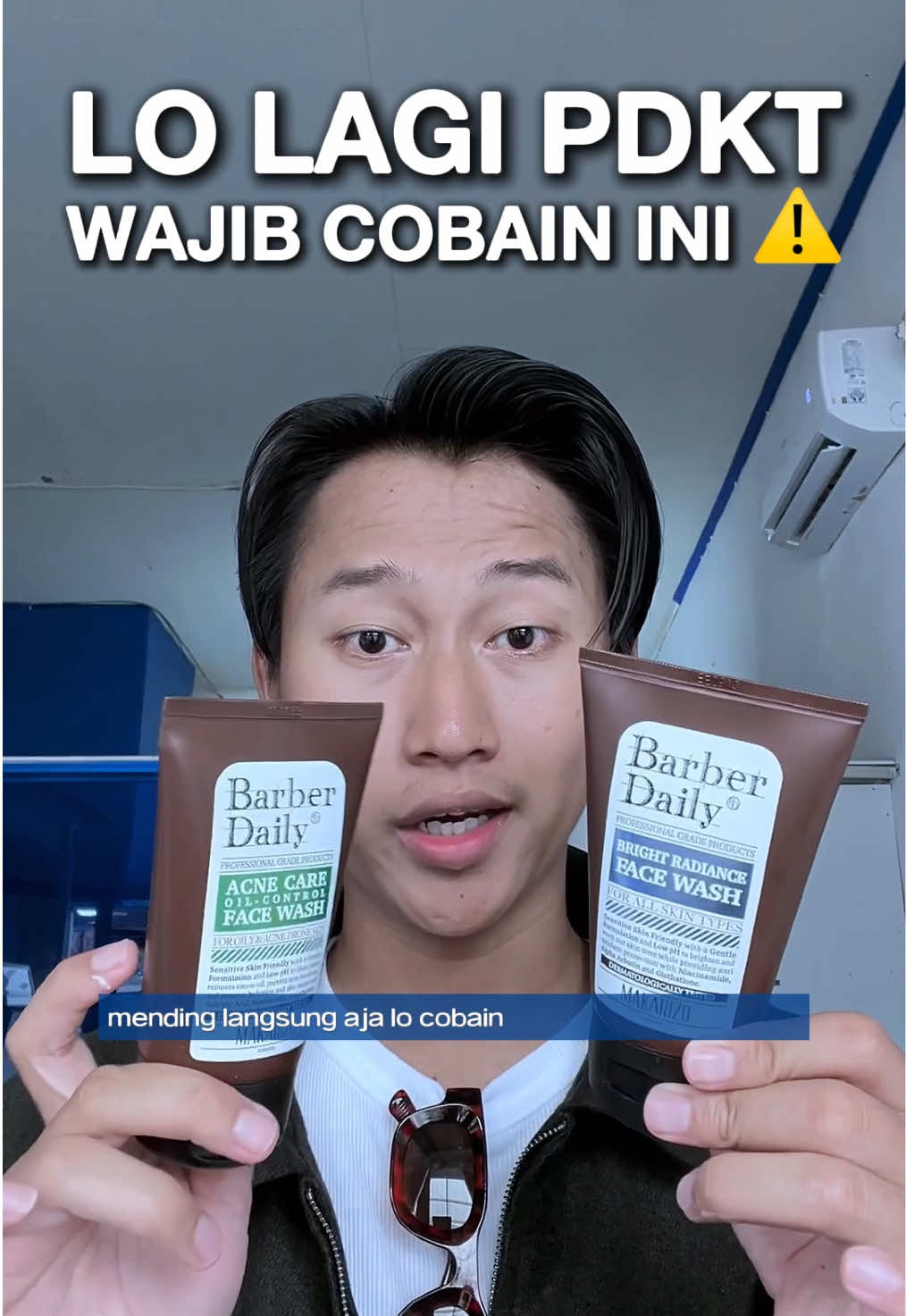 Skincare yang cocok buat umur 10tahun ke atas ! Barber Daily Facewash 🔥 #barberdaily #sabunmuka #facewash #facialwash #skincarepria 