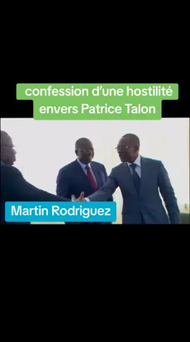 Martin Rodriguez : confession d’une hostilité envers Patrice Talon #martinrodriguez #politiquebeninoise 