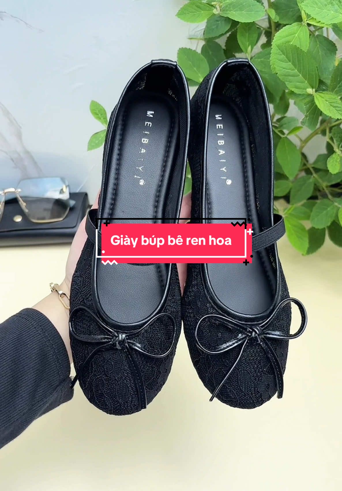 Giày bệt ren hoa mang dễ thươnggg lắm đoá #depunin #giaydep #giaybupbenu #giayrenhoa #xuhuongtiktok 