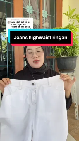 Membalas @nurulhuda90 recomended yang cari celana jeans tapi ringan beb #celanajeans #celanajeanswanita #jeanshighwaist #paydaysale #promoguncang99 