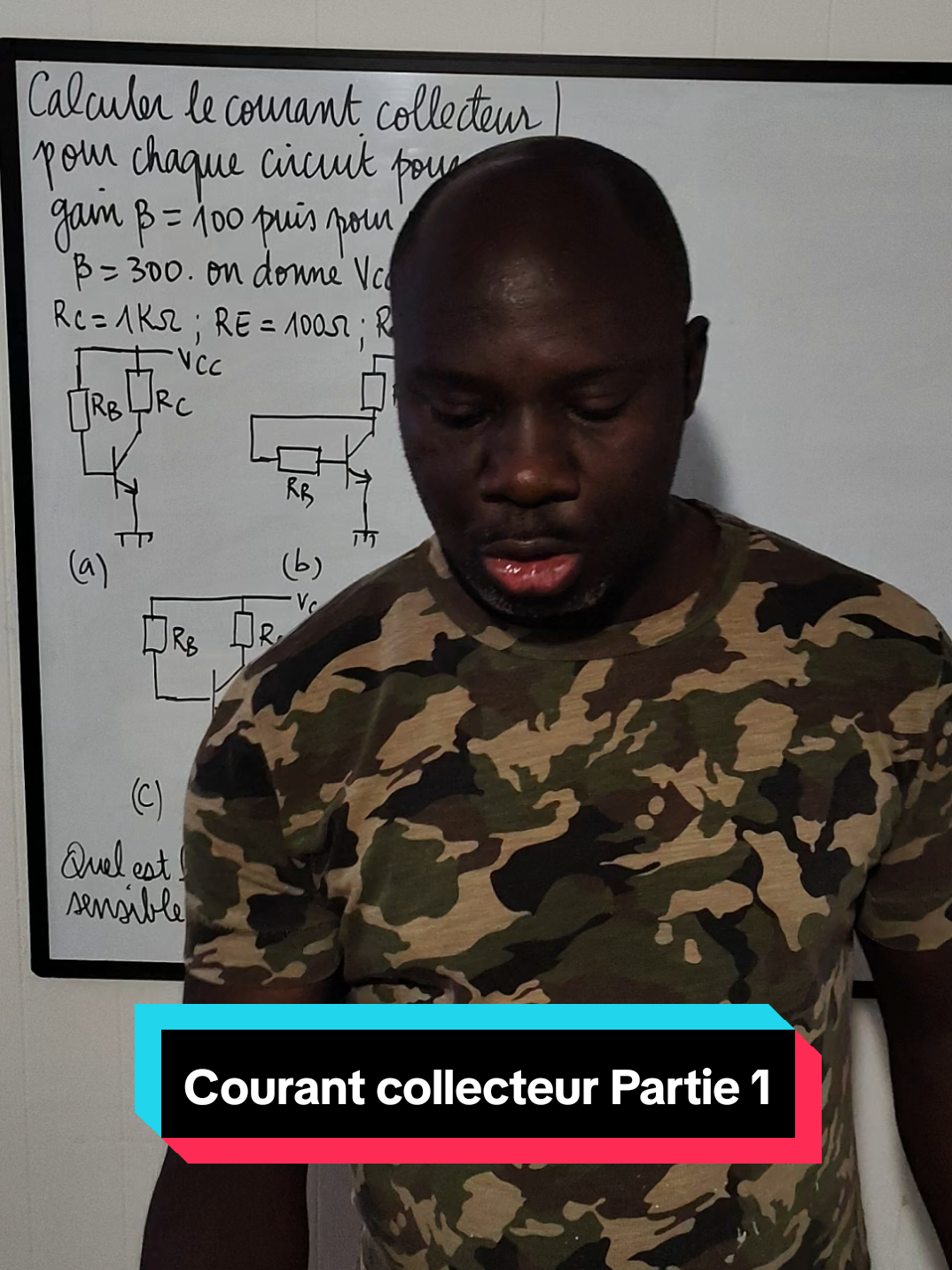 #polarisation #courant collecteur #gain 