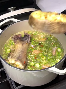 White okra soup . #fyp #tik #explore #nigerianfood