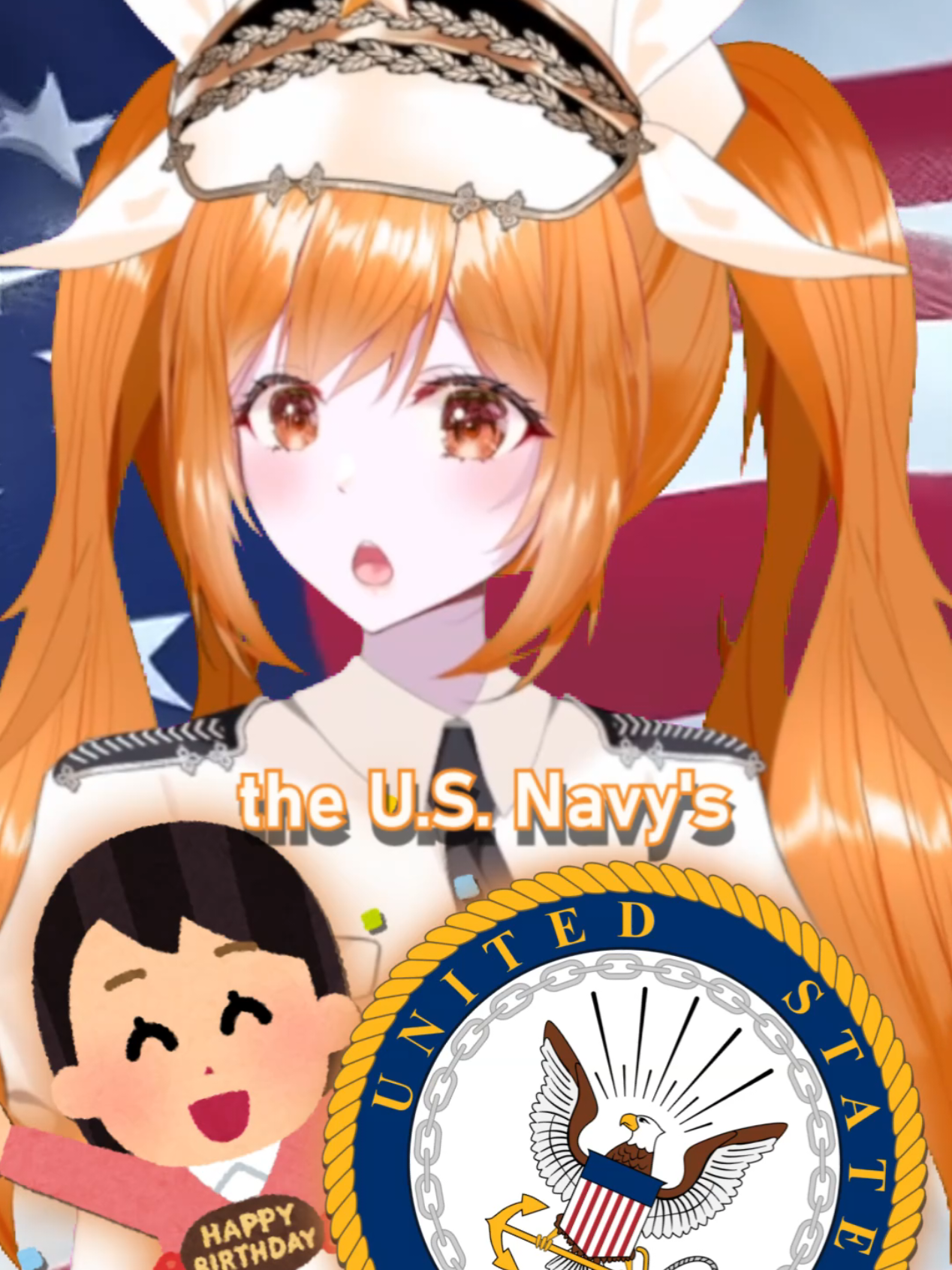 The US Navy's Birthday from an Admiral Vtuber in the US Navy #military #training #admiral #vtuber #envtuber          Video Editor: @definitelyemprist