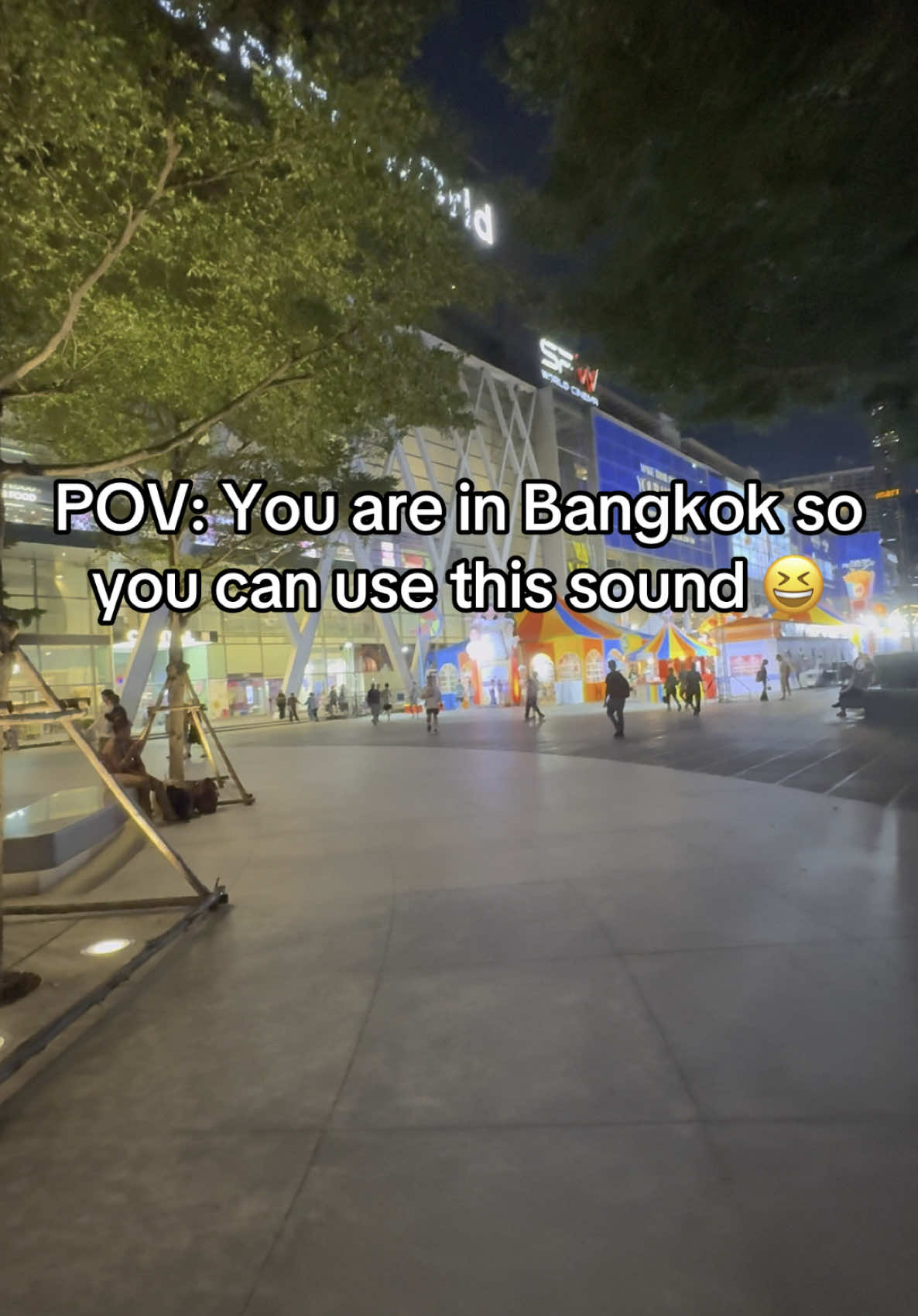 Went to bangkok just so I can use this sound 😆 #BangkokTrip #bangkokthailand #traveltiktok #BangkokThailand #BangkokItinerary #ThailandTravel #TravelTok 