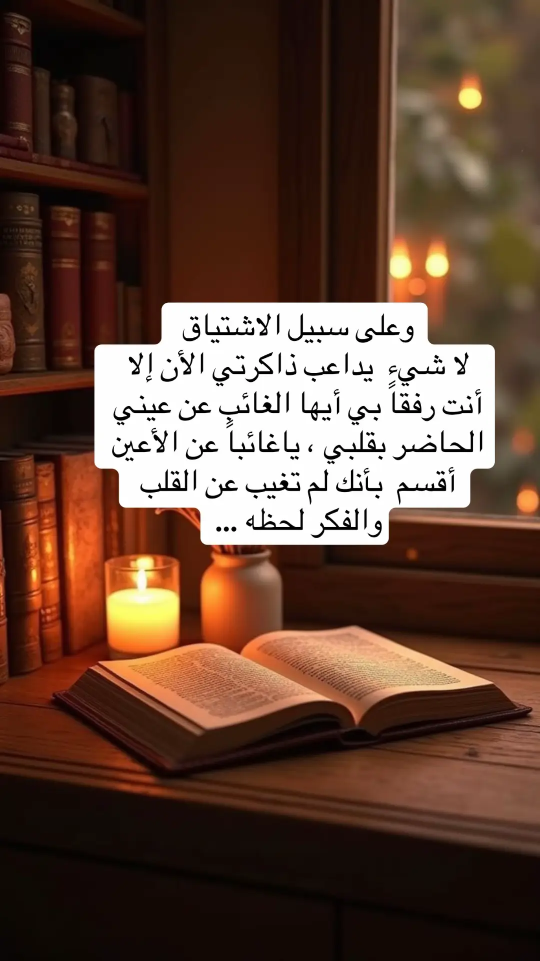 #وعلى سبيل الاشتياق لا شيءٍ يداعب ذاكرتي الأن إلا انت #foryou #foryoupage #fyp 