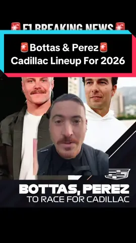 Put your hand up if you’re surprised…literally nobody’s hand is up 😅 #f1 #f1news #sergioperez #valtteribottas #cadillac @Cadillac 