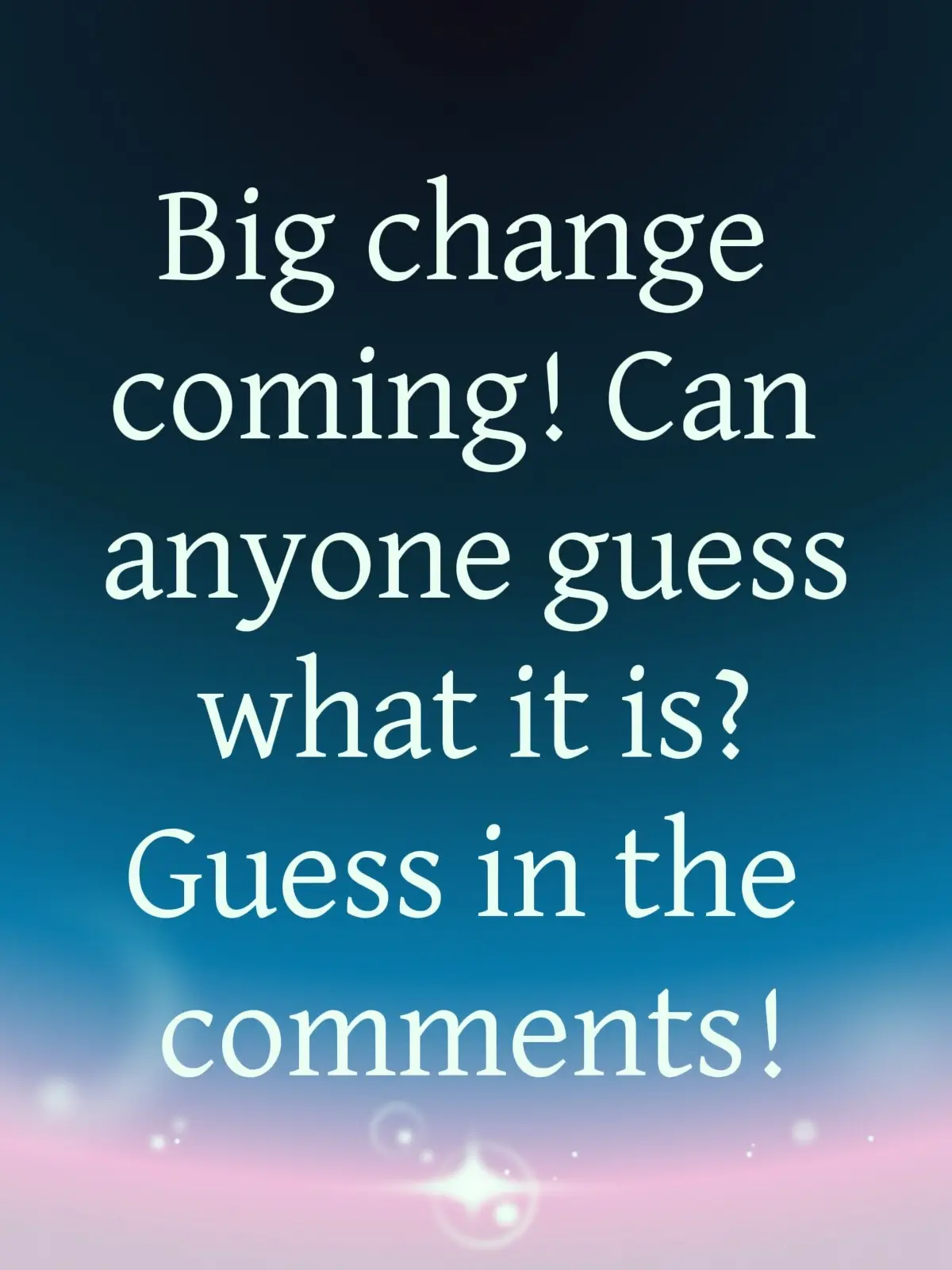 I will be changing something and I don’t think anyone is gonna guess what it is! There’s two things going on over the next two weeks and I’m so excited to be share it with you when the time comes!!! Good things all good things! 