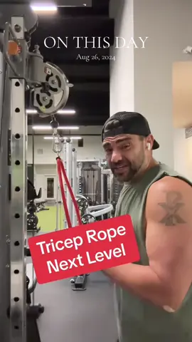 Tricep rope #onthisday #workoutgear #tricepworkout #triceprope #tiktokshop 
