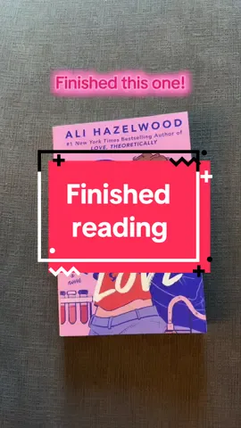 Finished Not in Love by Ali Hazelwood ❤️❤️ can’t wait to start on Problematic Summer Romance now 😍 #notinlove #notinlovealihazelwood #alihazelwood #alihazelwoodbooks #romancereadersoftiktok 