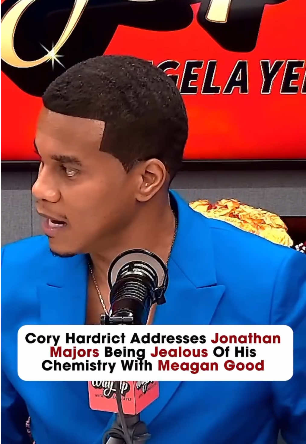 We needed to know if #MediaTakeOut was accurate about #JohnathanMajors allegedly being jealous of his chemistry w/ #MeaganGood on the set of #DivorceInTheBlack   Watch the full interview on YouTube 