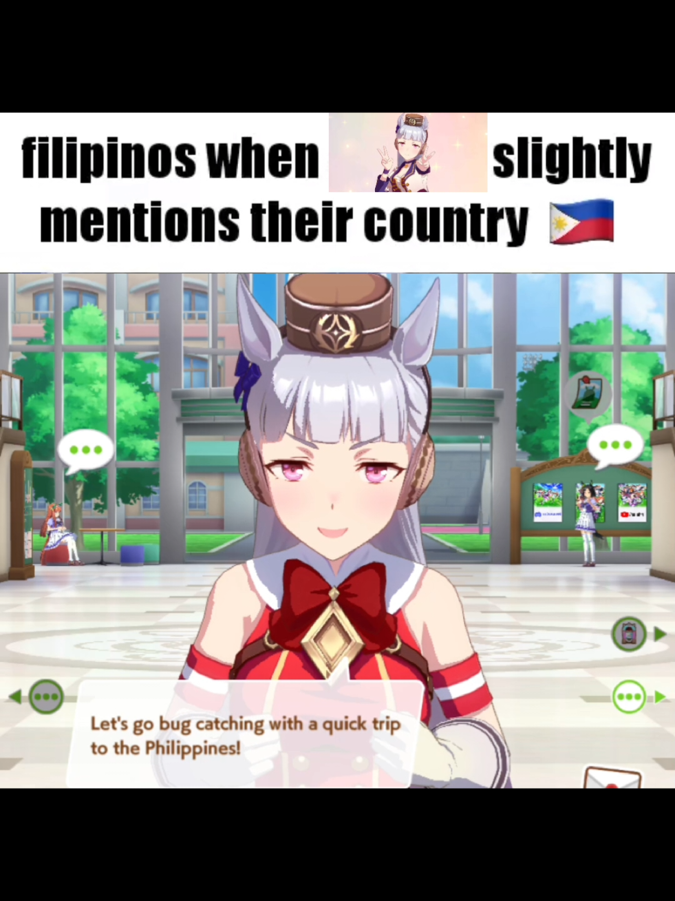 POV: You logged in and Golshi mentioned Ph 🇵🇭 🥹🙏 #umamusume #prettyderby #goldship #philippines #fyp 