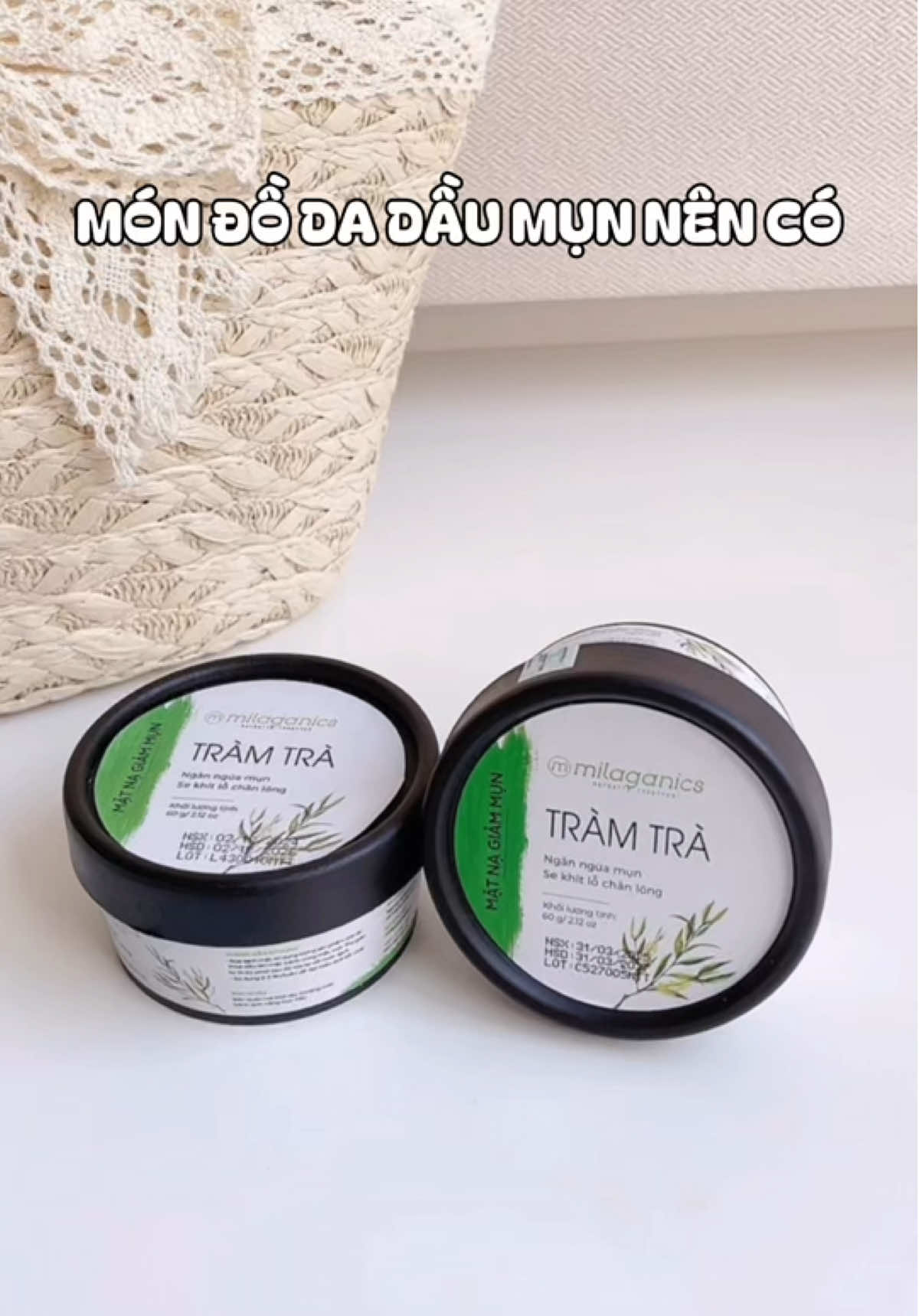 Món đồ mà mấy bà da dầu mụn nên có🥰#milaganics #matnatramtra #reviewlamdep #kiemdau #fyp 