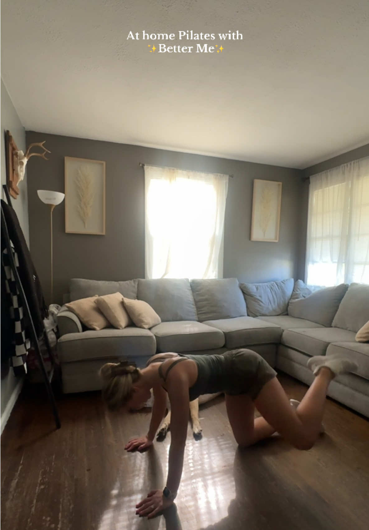 Workout w me!!! @betterme_app  @BetterMeStore #pilates #betterme #fyp #workout #athomeworkout 