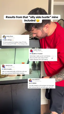 The results from this silly little side hustle programme is a joke!!  The programme I promote is literally the easiest programme to follow and if you can follow instructions, you can make money from your phone like we all are!  Real people , real results!  Comment PTP if you want in and to change your life forever  #sidehustle #beginner #affiliatemarketing #fyp #letsgo 