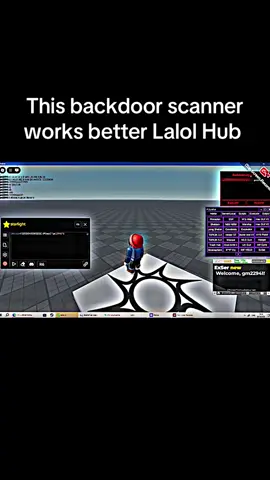 This backdoor scanner works better than Lalol hub #roblox #serverside #robloxhacks #tiktok #fyp 