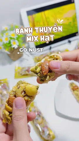 Bánh thuyền mix hạt nhà Go Nust thì khỏi bàn ạ, thơm ngon , giàu dinh dưỡng #anvat #anhelthy #ankieng #heathylifestyle #healthy #banhthuyenmixhat #banhthuyen 