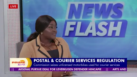 “The Commission is not after Okada riders,” Nii Yebuah Burgesson clarified while explaining PCSRC’s exercise of seizing unlicensed motorbikes. #PrimeMorning with Asieduwaa Akumia