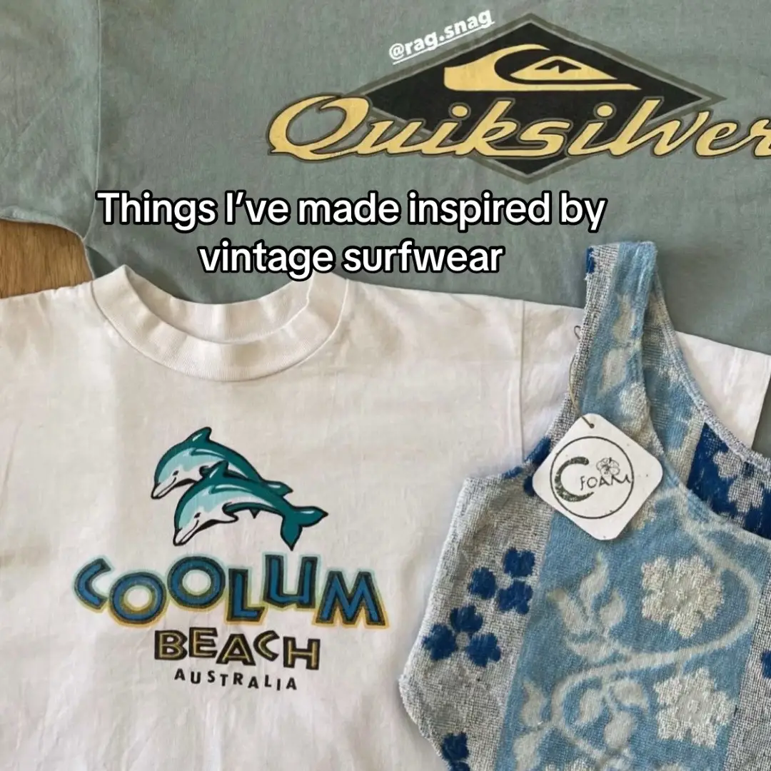 #vintagesurfwear #surfergirl #bluecrush