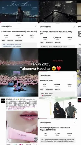 TAHUN 2025 TAHUNNYA HAECHAN🥹💚 PROUD OF YOU HAECHANA💚💚💚 #haechan #해찬 #leehaechan #haechannct 