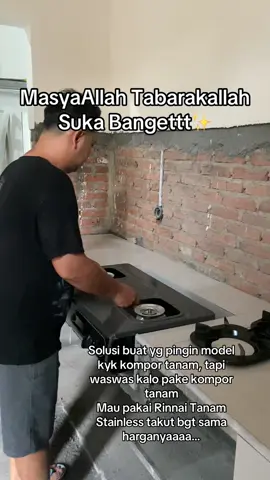 MasyaAllah Tabarakallah.. suka bangeeeeeettt😍😍✨✨ #dapur #dapurminimalis #dapurestetik #dapurmini #dapurcantik #renovasidapur 