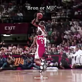 Bron or MJ?#michaeljordan #chicagobulls #edits #NBA 