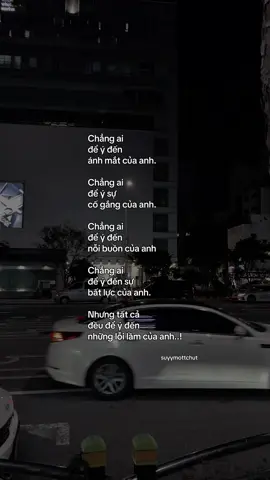 “Chẳng ai để ý sự cố gắng của anh ..” #tamtrang #suyymottchut #fyp #viral 