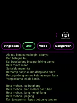 Beta mohon  🥀🎧#lyrics #music #twizzlyrics #fyp #viraltiktok 