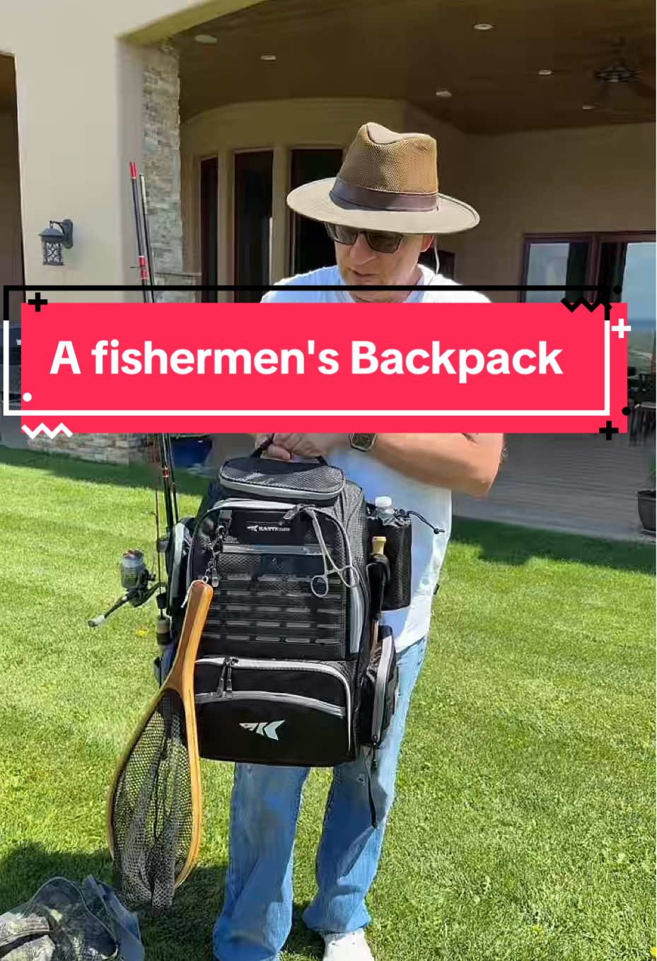 Upgrade your fishing bag to the @KastKingUSA @KastKing Gear fishing backpack! #fishingbackpack #backpack #fishing #kastking #tacklebox