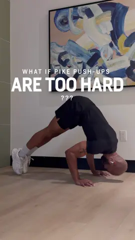 What if Pike Push-Ups are Too Hard? #striqfit #calisthenics #pushups 
