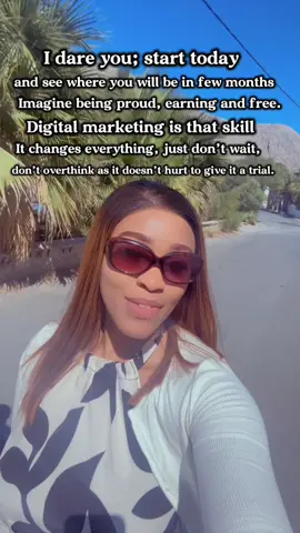 Imagine this: a few months from now you look back and smile because you finally started 🌟 That’s the power of digital marketing 🚀 A skill no one can take away from you. Learn a skill today that’s life changing.  👉Click the link in my bio and grab your FREE Digital Marketing Beginners Guide and start your journey now! #digitalmarketing #sidehustle #makemoneyonline #digitalskills #fyp 