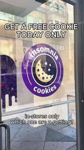 get a warm & delicious FREE CLASSIC COOKIE today. Head to a store and hang out with us to get one, no purchase necessary. ALSO, get 20% off a 6 pack starting tomorrow 8/27. Both offers valid in-stores only.