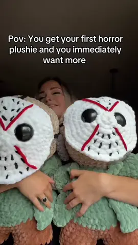 Horror plushies are addicting 🖤🎃 #horror #plushies #horrortok 