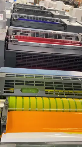 Ooey gooey, inky goodness 🖨️ #YourOmega #PrintShop #CMYK #OffsetPrinting #Satisfying