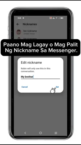 How To Change Nickname On Messenger.✅ #nicknames #change #howto #messenger #tutorial 