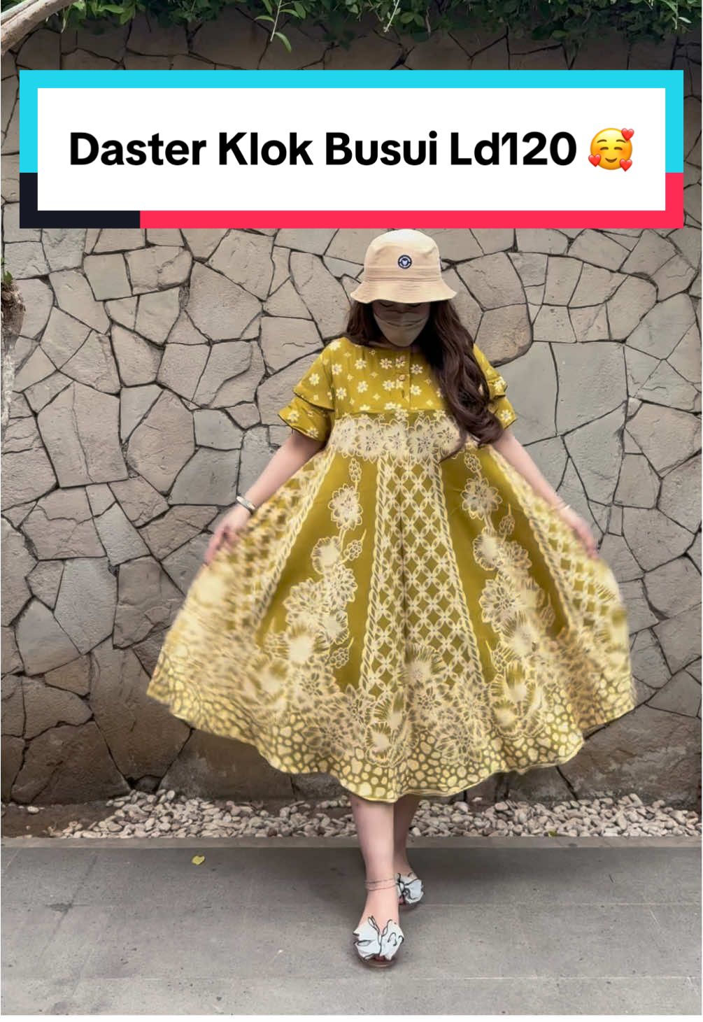 Daster Klok Payung sakura Busui, lebar mayung restock warna Kuning Lime 🔥🥰 ld120 Pb115 muat bb40-85kg😍🤗 #dastermurah #dasterviral #fyppppppppppppppppppppppp #fypage #luvema 