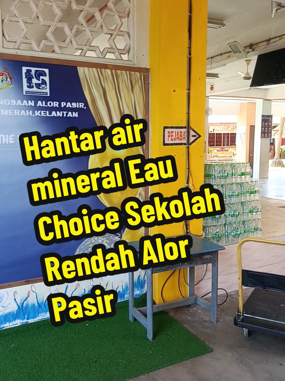 Terima kasih cikgu sokong air mineral made in Jeli.  #airmineral #eauchoice #silica