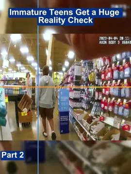 Immature Teens Get a Huge Reality Check #cops #copsoftiktok 