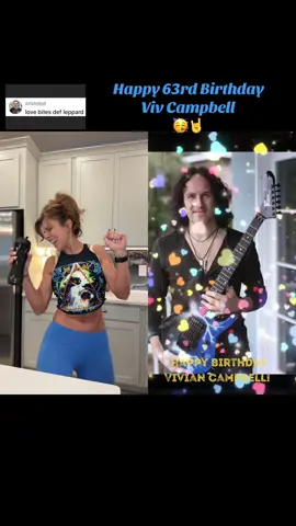 #duet with @Andreia Rodrigues Happy 63rd Birthday Viv Campbell 🥳🤘 #viviancampbell #defleppard @Def Leppard #lovebites 