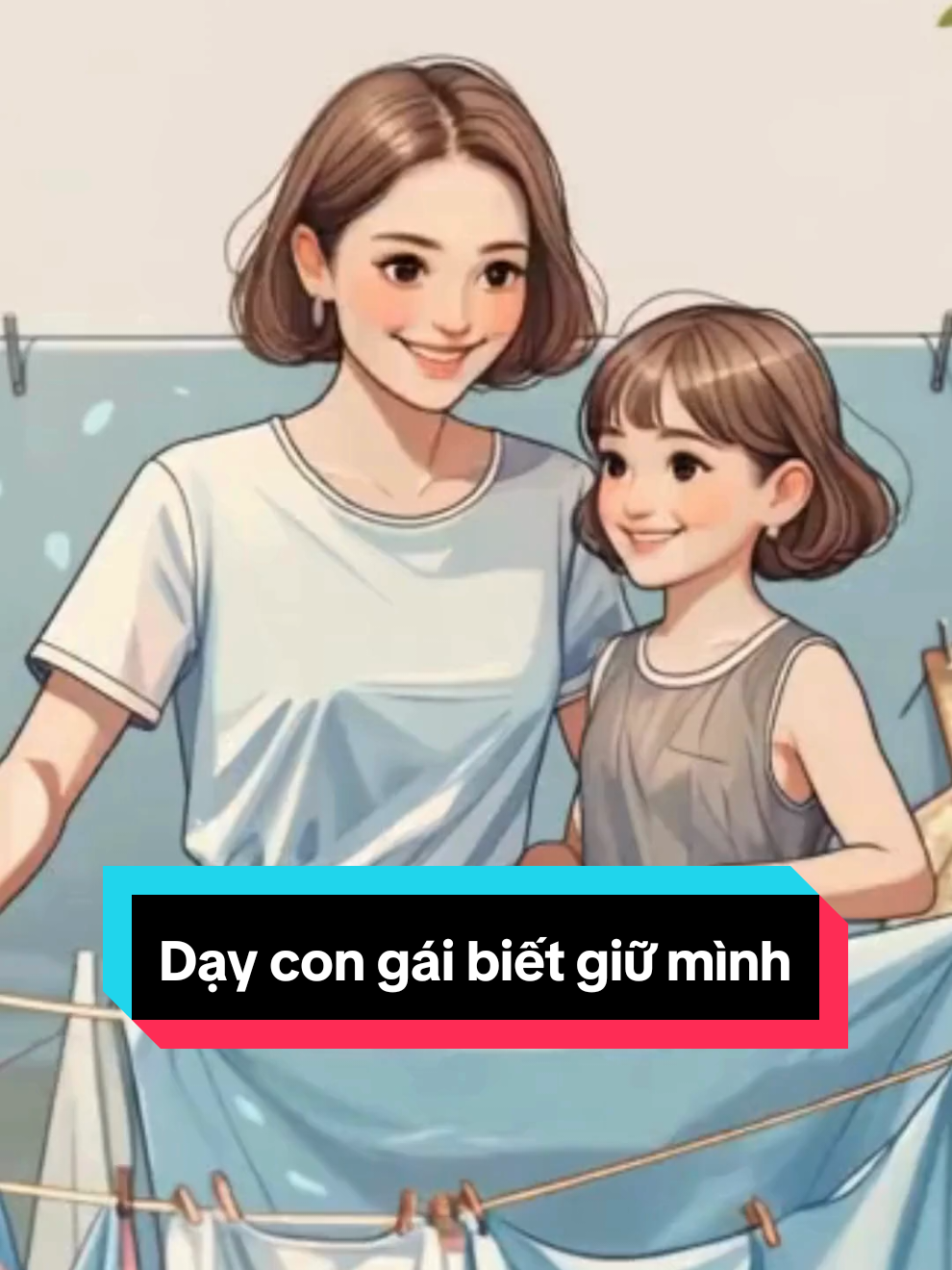 Ba mẹ nào có con gái thì nhớ dạy con biết tự giữ mình nhé  #dayconlamnguoi #LearnOnTikTok #dayconthongminh #xh #viral 