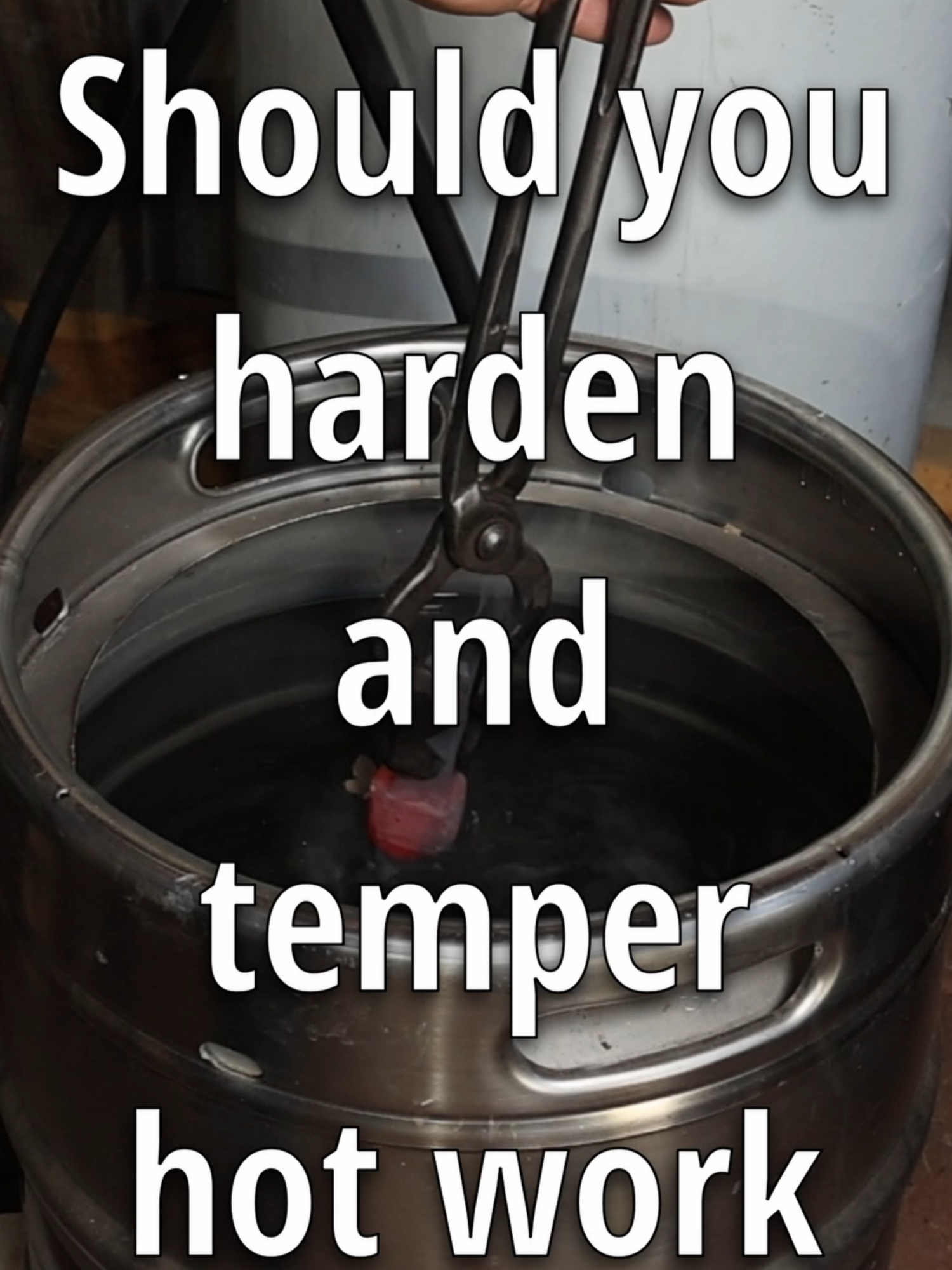 should you harden and temper hotwork tools#blacksmith #blacksmithing #blackbearforge #blacksmithtiktok #blacksmithingtools #blacksmithshop #blacksmithingtiktok #blacksmithtok