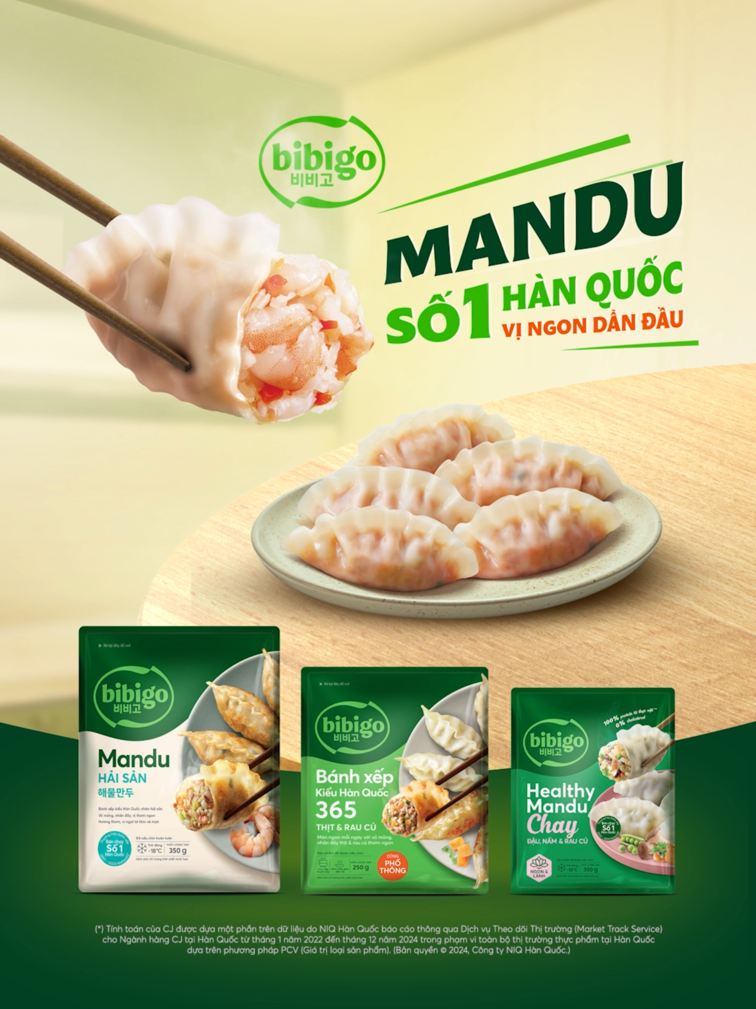 Bạn có thấy thông điệp “vị ngon dẫn đầu” xuất hiện hôm nay? 😱 Nếu có, chắc chắn đây là tín hiệu từ Mandu số 1 Hàn Quốc dành cho bạn. 🥬 Phần nhân đầy làm từ những nguyên liệu được tuyển chọn kỹ lưỡng 🥟 Chất lượng vượt trội từ công nghệ độc quyền của tập đoàn CJ Foods. Tất cả tạo nên Mandu Số 1 Hàn Quốc, mua ngay tại các chuỗi siêu thị trên toàn quốc 🛒 #manduso1 #mandubibigo #ViNgonDanDau