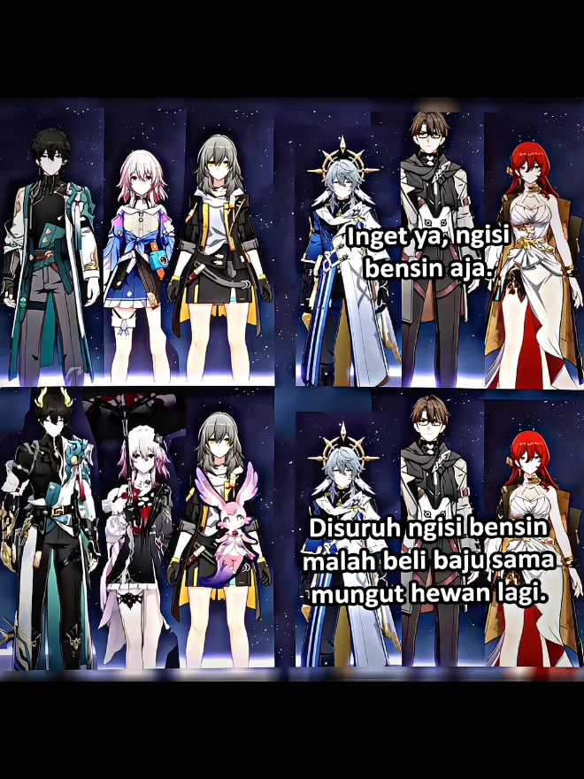 Disuruh ngisi bensin malah ganti skin (kecuali Mc)😂#HonkaiStarRail #honkaistarrailedit #hsr #hsrcreators #hsrmemes 