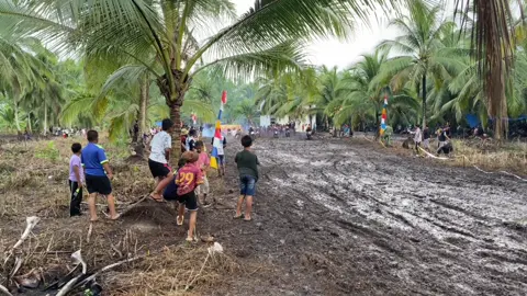 Cirkuit lumpur lantak hujan  #makartijaya #gtx #grasstrack #bebekmodif 