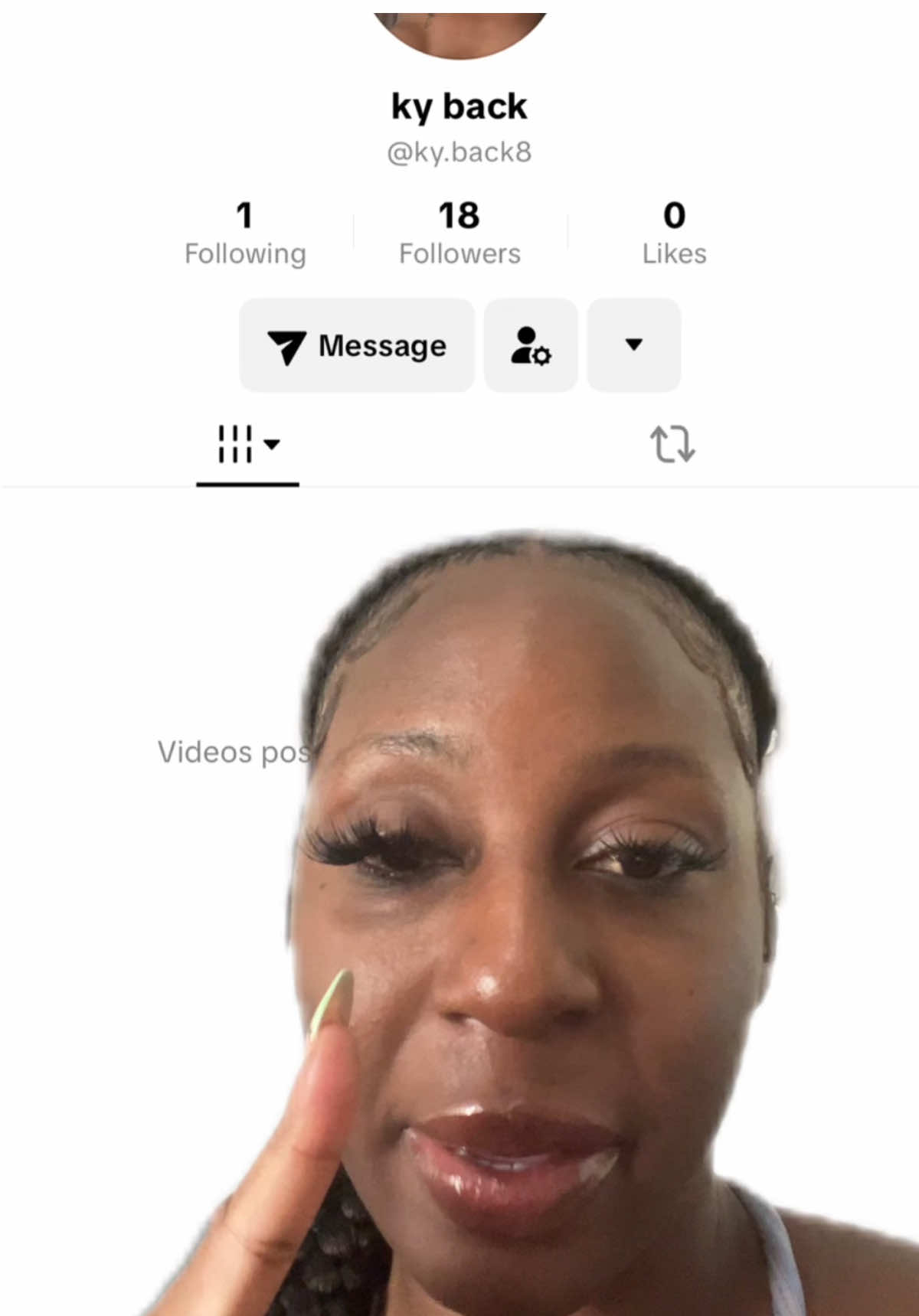 I cannot go live here !! Please follow @ky back  !! Thanks 😊 