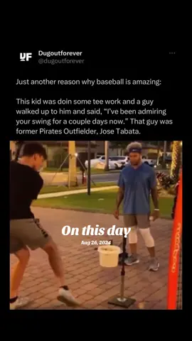 A man of the people!⁠ via @Dougoutforever⁠ #MLB  #PiratesPride⁠ #PittsburghPirates #greaterthanthegame25 